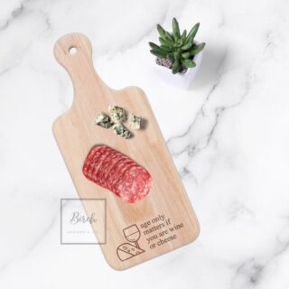 Charcuterie Board  Age Only Matters  Funny 🍷 🧀 

💵 $19.99
📏 Approximately 13 x 5.5 x .75" (including handle)
🇺🇸 Ships from Iowa
👩🏽‍💻 https://etsy.me/2Z5E8Zf

•
•

#charcuterie #charcuterieboard #cheeseboard #cheese #food #foodie #grazingboard #wine #instafood #cheeseplatter #cheeseplate  #grazingbox #smallbusiness #supportlocal #shoplocal #handmade #woodworking  #meatandcheese #mamacanwine #wineaboutit #winelover #winetasting #winetime #winery #winelovers #winestagram #wineoclock #travelingvineyard #wineguidelife #winetastingparty