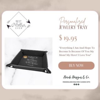 💕 There’s only a few weeks left until Mother’s and Father’s Day! 💕

We just added these personalized jewelry/coin trays to our shop! Order yours before we run out!